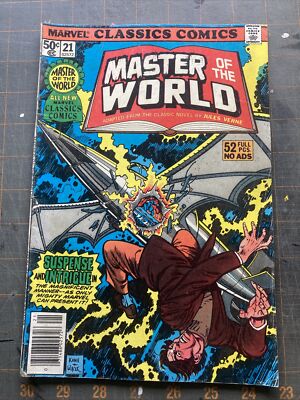 Marvel Classics Comics #21 - Master of the World (Marvel, 1977) VG