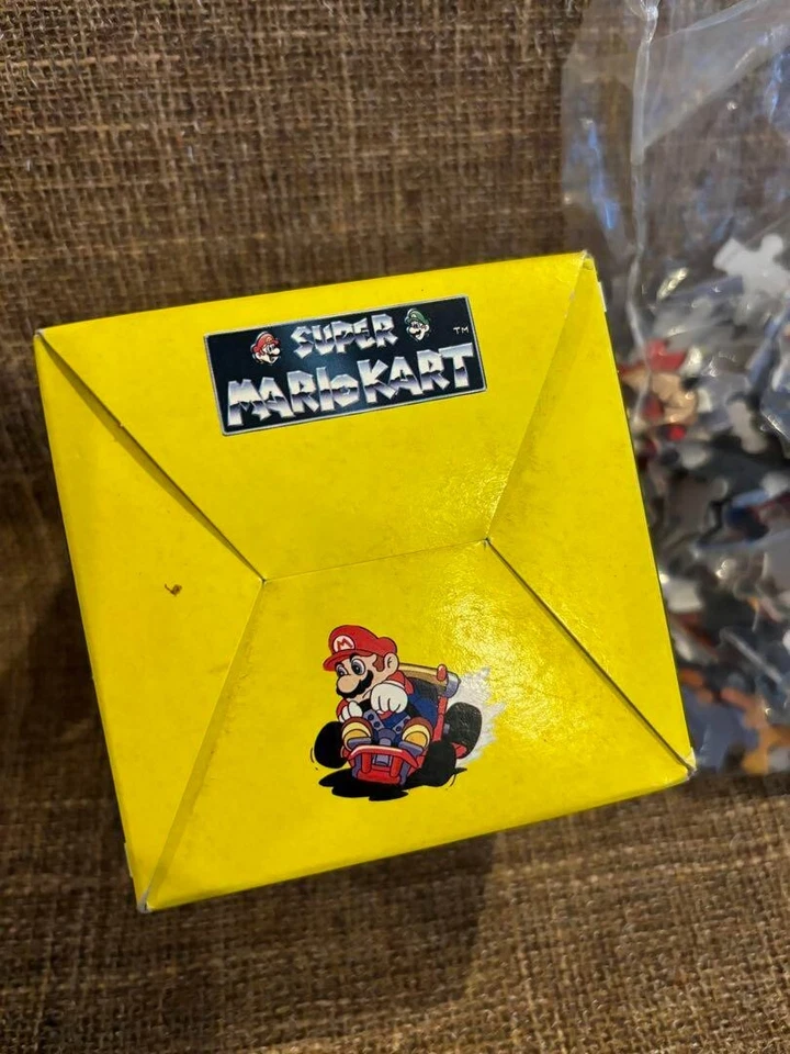 Super Mario Kart 252 Jigsaw Puzzle Sealed TAKARA 90s Nintendo Japan - Image 3 of 4