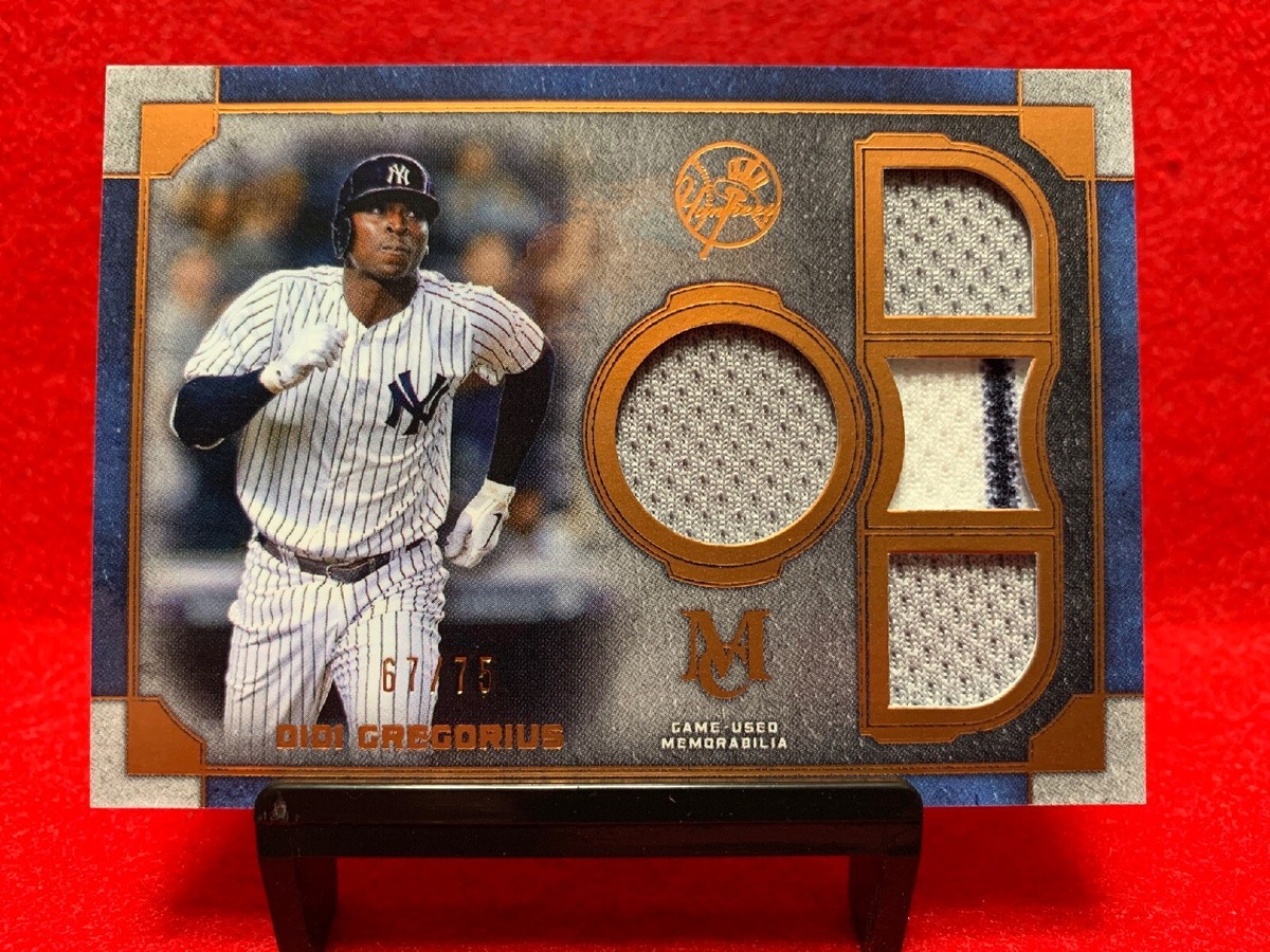 Didi Gregorius “Primary Pieces” GU Quad Relic #/75 New York