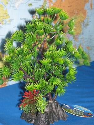 PENN PLAX AQUA PLANT GREEN BONSAI 7-8 INCHES ***BRAND NEW & RARE*** | eBay