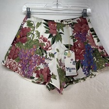 Show Me Your Mumu Floral Sawyer Shorts Women  s Sz XS Cottagecore Garden NWT