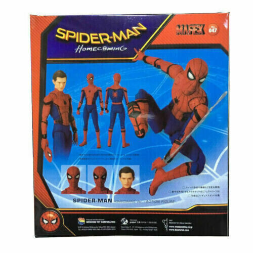 Mafex NO 47 Spider-Man Homecoming Action Figure Collection Figurines Medicom To - Picture 1 of 3