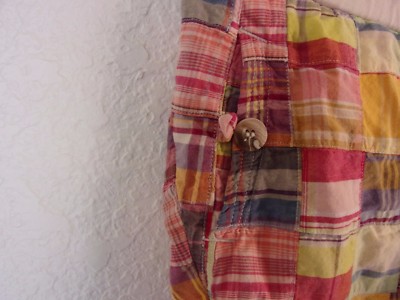 Short Bermuda Maternité Motherhood Maternity - Taille L - Motif Patchwork Multicolore