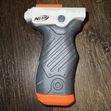 Nerf Modulus Drop Fixed Grip Attachment White Orange Replacement Part