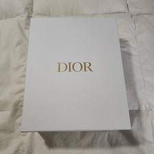 DIOR Empty White Textured Gift Box 12 x 9.5 x 4.5