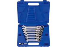 Set Of 9 Flexible Speed Wrench Ratchet Ring Metric 5° gear action (72 teeth) 8~1