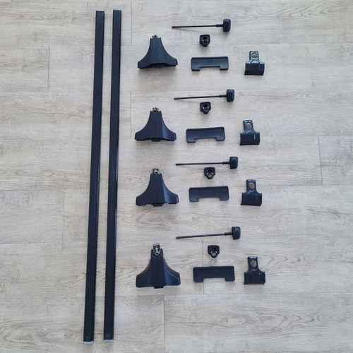 Thule Dachträger Stahl schwarz integr. Werkzeug - für Fahrzeuge ohne Dachreling - Bild 3 von 4