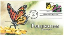 AO-4156-3, 2007, Pollination,  FDC,  Standard Postmark, Add-on Cachet, Washingto