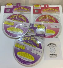 Word Wheels Phonics and Ready Easy Learning Educational Home School Early Words