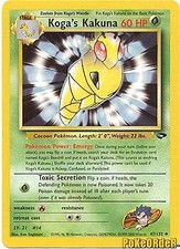 Gym Challenge  47/132 Koga's Kakuna Pokemon Card on eBay
