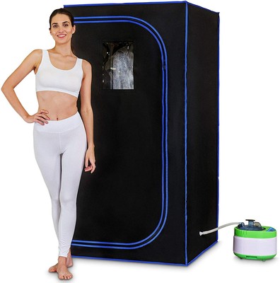 SereneLife SLISAU35BK Full Size Portable Steam Sauna Personal Home Spa