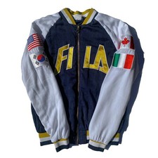 Fila X Urban Outfitters Satin Bomber Jacket