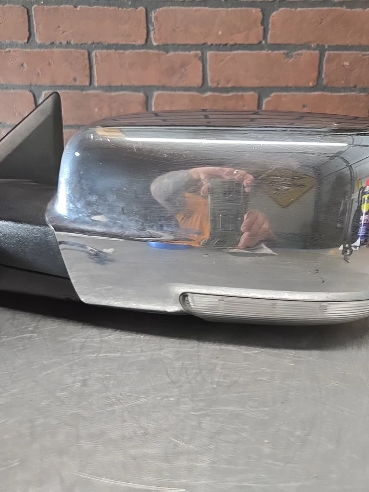 OEM DODGE RAM 1500 2014-17 LH LADO IZQUIERDO TÉRMICO ELÉCTRICO ESPEJO RETROVISOR CROMADO.  0055 L Foto 4 de 4