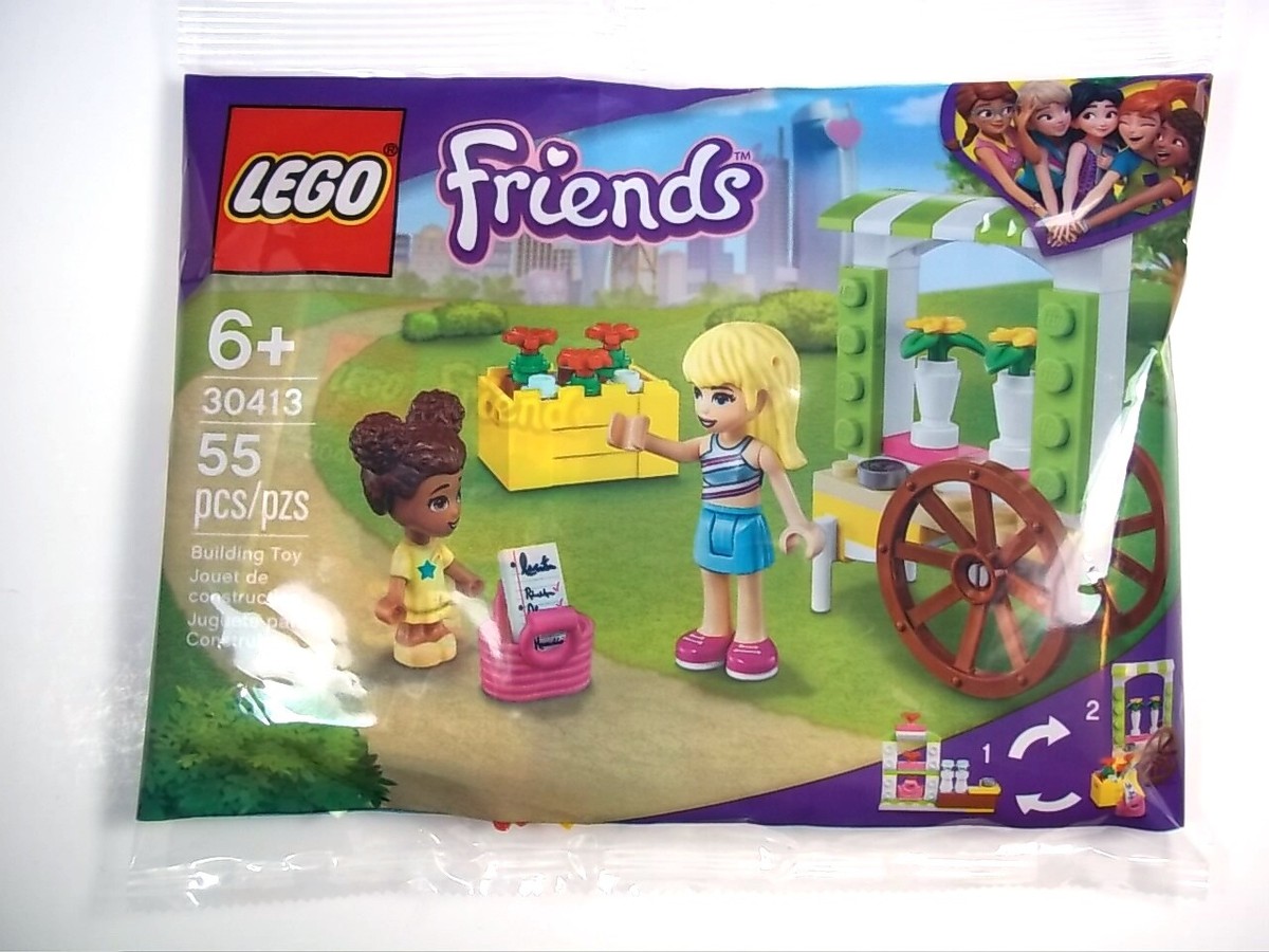 テディとスイカ&紫陽花のフォーチューンリース Lego Friends 30413 Flower Cart Stephanie & Liz polypack 55 pc