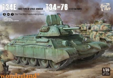 Border BT-009 1/35 T34E FIRST TYPE OF SPACE ARMOR T34-76 2IN1 Model Kit