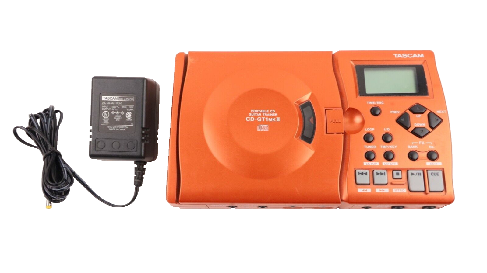 TASCAM Portable CD Guitar Trainer CDGT1 MKII Orange with AC Adapter eBay