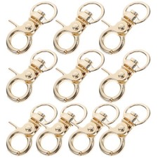  10 Pcs Small Pet Cage Accessories Parrot Snap Hooks Bird Lock Buckles