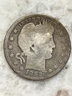 1892S Barber 90% Silver Quarter GOOD+ #80