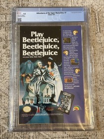 Nintendo Adventures of Super Mario Bros 7 CGC 9.2 NES POP 2 RARE Valiant 1991