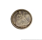 1891 Seated Liberty Dime Silver Coin Collection 10c