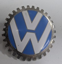 Vintage Volkswagen grille badge used Rare 3.5" Nice