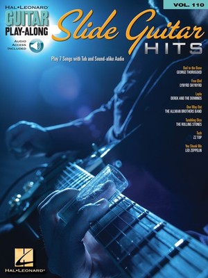 Slide Guitar Hits Play-Along Vol 110 Tab Sheet Music Chords Song Book & Audio