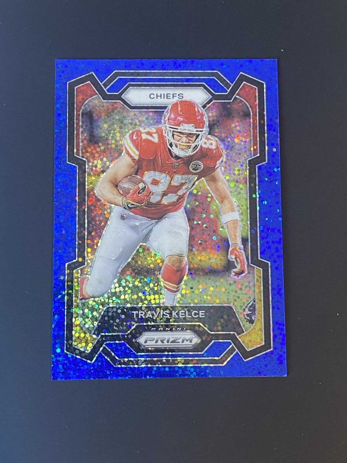 2023 Panini Prizm - Travis Kelce #151 Blue Sparkle Prizm /96