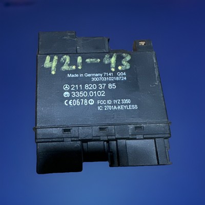 MERCEDES-BENZ W211 E/CLS CLASS REAR LEFT DOOR KEYLESS GO CONTROL MODULE OEM 