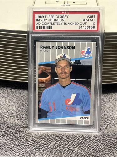 Randy Johnson #381 1989 Fleer Glossy card