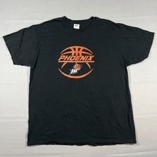 Bay Island Sportswear T Shirt Mens XL Black Phoenix Mercury Basketball Team WNBA