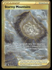 Pokemon Cards Stormy Mountains 232/203 Holo Evolving Skies Secret Rare NM *2