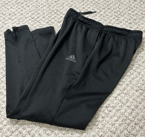 adidas Men’s Climawarm Training Fleece Performance Pants Black L Large