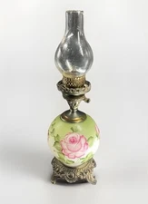 Vintage Gone With The Wind GWTW Style Oil Electrified Lamp  24" Tall 3 Way