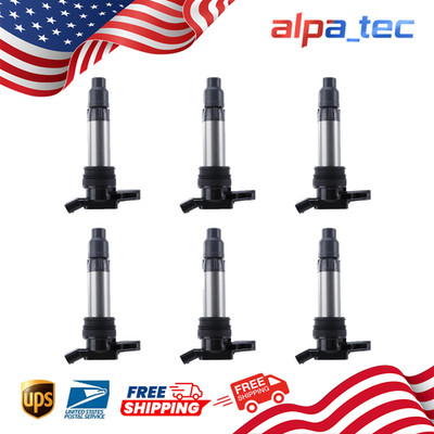 6 Pack IGNITION COIL for Volvo XC60 XC70 XC90 S60 S80 V70 Land Rover LR2 UF594