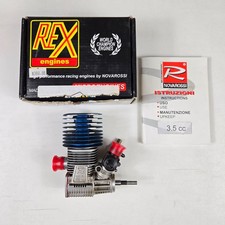 Novarossi Rex P5 R21 Nitro Engine 1/8 Scale RC Car Buggy Italy 3.5cc PR-21 Runs
