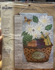 Bucilla 2009 Jeweled Calendar Spring Basket Craft Kit 86081