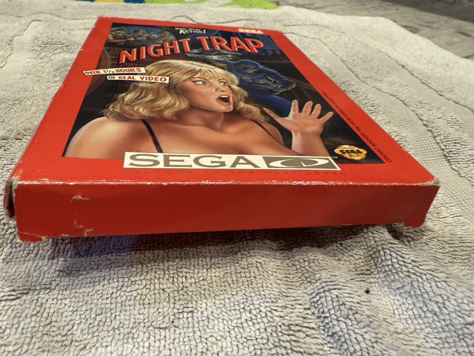 Night Trap (Sega CD) Red Box Variant CIB  2 Discs - Image 2 of 4