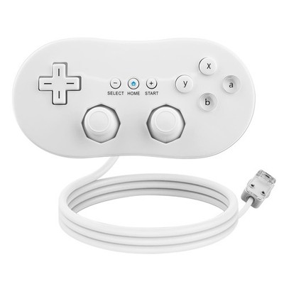Wired Classic Controller Gamepad Joystick for Nintendo Wii Remote Console Vid...