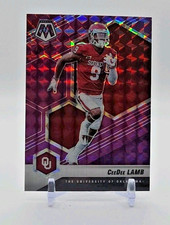 2022 Panini Mosaic Draft Picks Cee Dee Lamb #3 Purple Prizm 31/49 Oklahoma