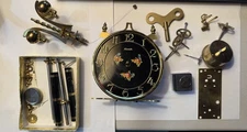 Kundo Clock Movement & Parts Lot – Repair/DIY Mantle or Anniversary Clock