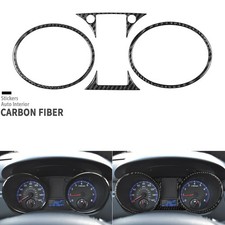 4x Real Carbon Fiber Dashboard Speedometer Cover For Hyundai Genesis Coupe 10-12