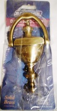 SCHLAGE SOLID BRASS DOOR KNOCKER 'ANTIQUE BRASS' 