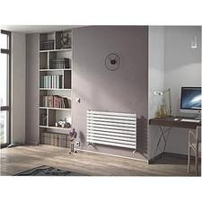 Ximax Fortuna White Horizontal Designer Radiator – 584 × 1200 mm, 2587 BTU 758w
