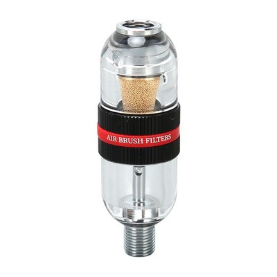 (BLACK)Blaihild Wasser-Öl-Abscheider Airbrush-Filter Mit 3 Filtern Aus