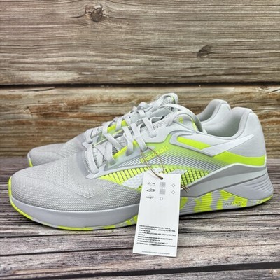 Men Size 12 Reebok Nano X4 Lifting Training Gym Shoes 100204675 Grey Cyber