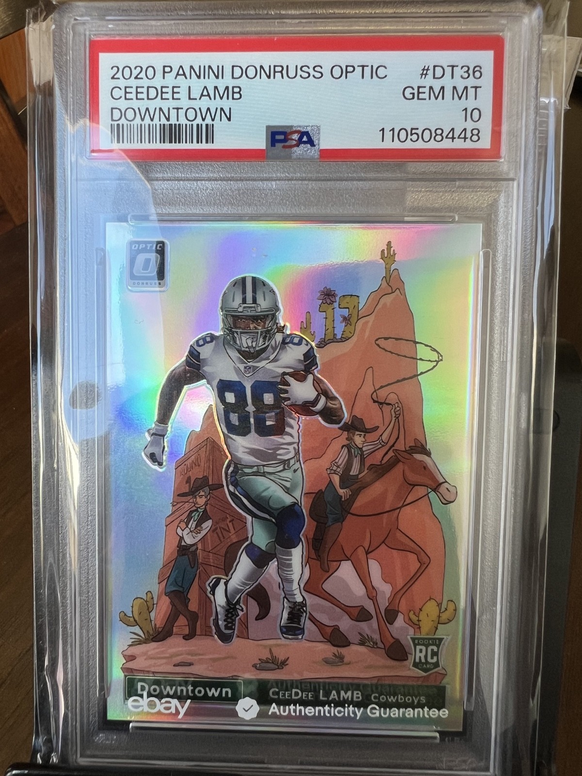 CeeDee Lamb Panini Donruss Optic Downtown #DT36 Base