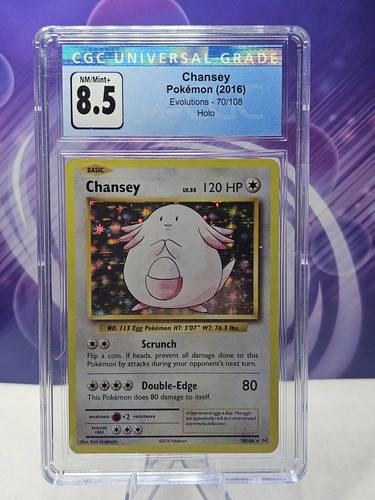 Chansey graded CGC 8.5 for sale on eBay