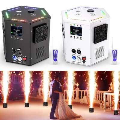 2 Styles LED Cold Spark Machine Stage Effect DMX Firework Machine Club Wedding
