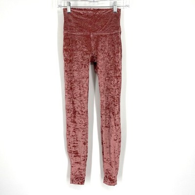 Lululemon Wunder Lounge High Rise Tight 28'' Crushed Velvet Size 4