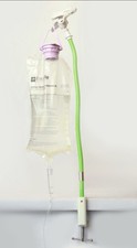 FreeArm Muscle Feeding Tube And Infusion Holder Clamp Green